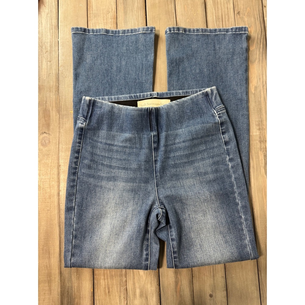 Soft Surroundings The Ultimate Denim‎ Pull-On Bootcut Jeans Size XS - Picture 5 of 10